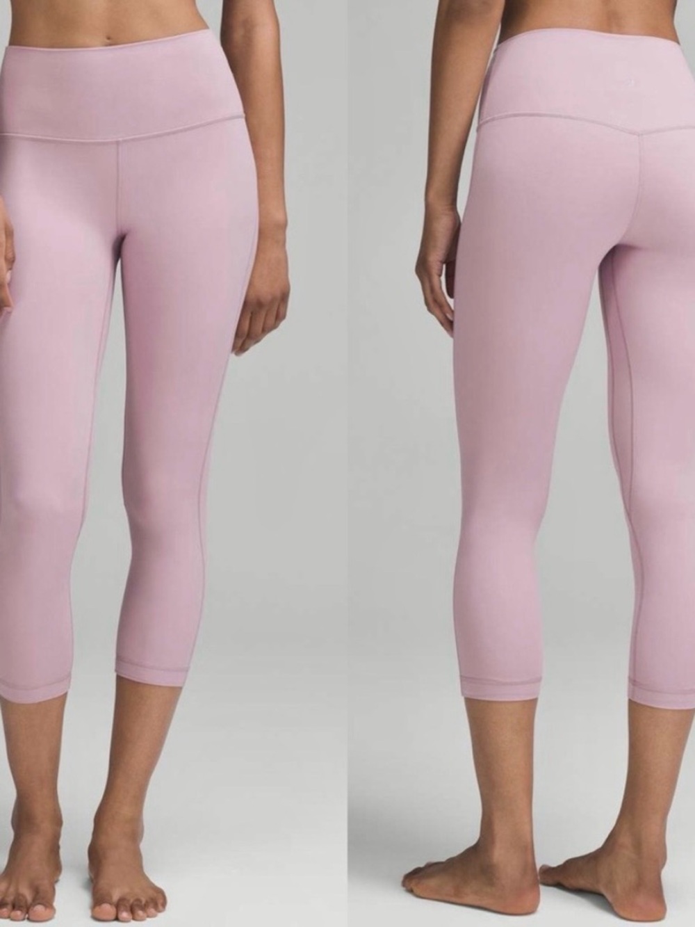 NWOT Lululemon Align High-Rise Crop 23" Pink Peony